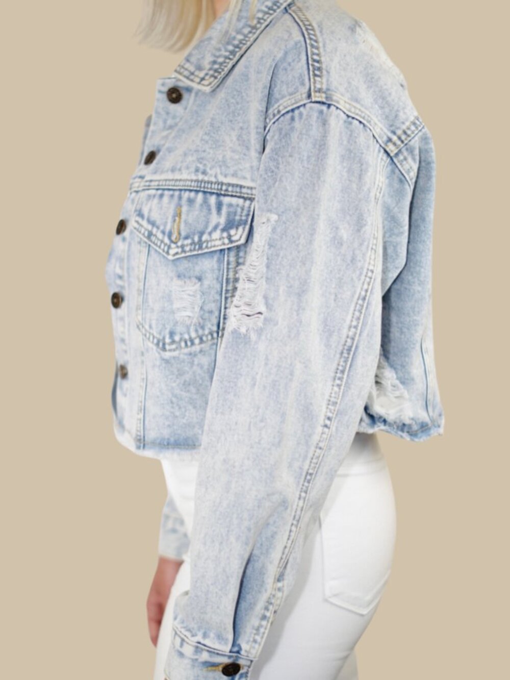 Mississippi State/Starkvegas Welcome to My Rodeo Denim Jacket - Picture 3 of 4